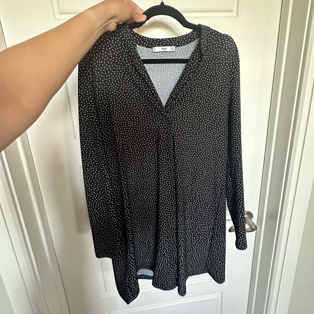 Polka dot dress from mango